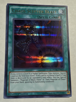 YuGiOh Chaos Scepter Blast DUSA-EN025 Ultra Rare 1st Edition NEAR MINT - Image 1