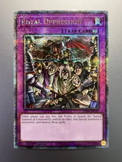 Yugioh - Royal Oppression Quarter Century Secret Rare RA04-EN120, NM, 1st Ed - Image 1