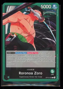 Roronoa Zoro (020) OP12-020 One Piece Legacy of the Master Leader Near Mint - Image 1