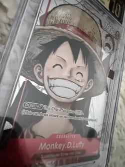 2023 ONE PIECE CCG MONKEY D. LUFFY PROMO 25TH P-001 CGC 10 PRISTINE ENGLISH - Image 3