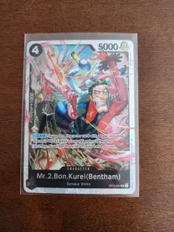 Mr 2 Bon Kurei Bentham OP14-091 SR One Piece TCG NM Canadian Seller - Image 1