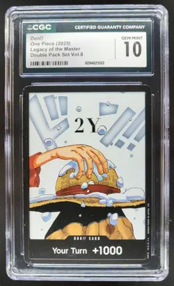 2025 ONE PIECE DON!! LEGACY OF THE MASTER VOL.8 CGC 10 A PT - Image 1