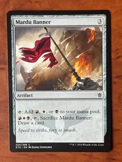 Mardu Banner MTG Magic the Gathering Card LP Lightly Played KTK - Image 1
