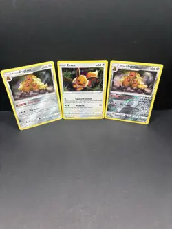 Pokemon Card Lot (3 Cards) – Eevee Promo + Alolan Dugtrio Holo/Reverse - Image 1