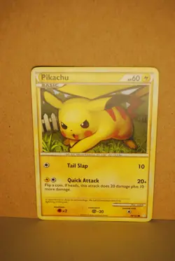 PIKACHU 78/123 Non-Holo 2010 HeartGold & SoulSilver Pokemon Card - LP - Image 1