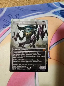 1x Thought-Knot Seer, Borderless Special Guest Art, Modern Horizons 3, MTG NM - Image 1