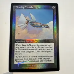 1x Skyship Weatherlight - Foil Moderate Play MTG Magic - - Image 1