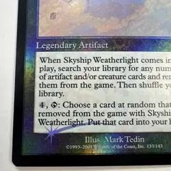 1x Skyship Weatherlight - Foil Moderate Play MTG Magic - - Image 4