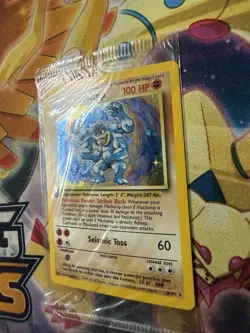 1996 Pokemon TCG - Machamp Holo - Base Set First Edition No. 8/102 | NM | SEALED - Image 4