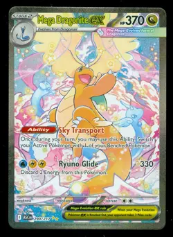 Pokemon MEGA DRAGONITE EX 290/217 Ascended Heroes SPECIAL ILLUSTRATION - Card A - Image 1