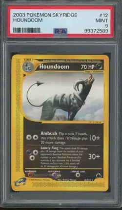 2003 Pokemon Skyridge #12 Houndoom Mint PSA 9 - Image 1