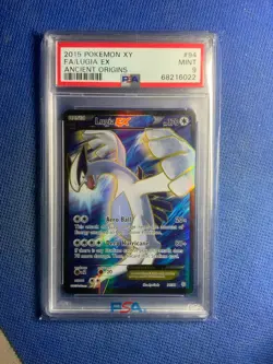 POKEMON 2015 FA/LUGIA EX XY ANCIENT ORIGINS #94 PSA 9 - Image 1