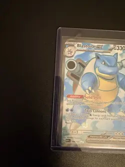 Pokemon TCG Blastoise & Alakazam EX Holo Ultra Rare Scarlet & Violet 151 Mew - Image 3