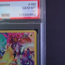 Pokemon Pikachu Secret Rare Full Art Holo 160/159 Crown Zenith PSA 10 - Image 4