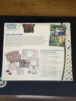 Pokemon 151 ETB Elite Trainer Box English, New Sealed 2023 Scarlet Violet - Image 2