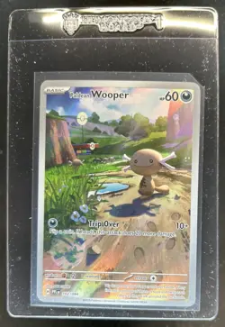2025 Pokemon Phantasmal Flames Paldean Wooper Illustration Rare #102/094 - Image 1