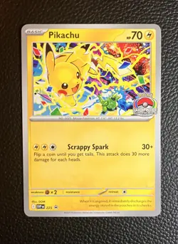 2025 Pokemon World Championships Pikachu Black Star Promo #225 - Image 1