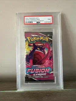 2021 Pokemon SWSH Fusion Strike Pack Gigantamax Gengar Art PSA MINT 9 - Image 1