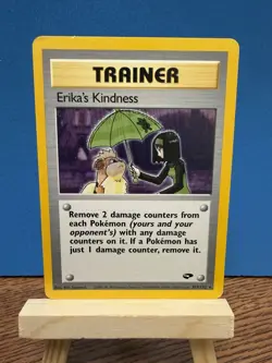 Pokemon TCG Erika’s Kindness 103/132 Gym Challenge Rare WOTC Vintage Trainer - Image 1