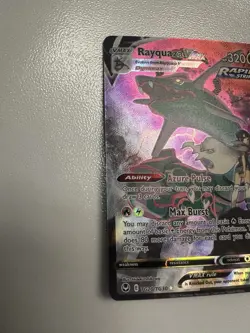 Pokemon Rayquaza VMAX TG20/TG30 Full Art Rapid Strike Holo Ultra Rare 320HP - Image 5