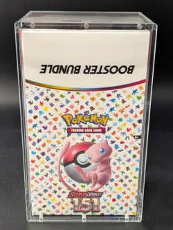 Pokemon 151 SV3.5 Booster Bundle Display Case Sealed W/Acrylic Case - Image 1