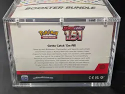 Pokemon 151 SV3.5 Booster Bundle Display Case Sealed W/Acrylic Case - Image 3
