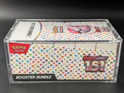Pokemon 151 SV3.5 Booster Bundle Display Case Sealed W/Acrylic Case - Image 4