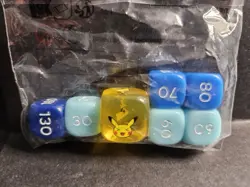 Pikachu Dice Set Play! Pokemon League Promo Exclusive - Image 1