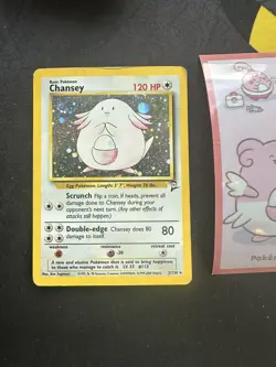 Pokemon Chansey 3/130 Holo Rare Base Set 2 284🔥LP MP +🔥 - Image 1