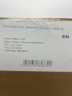 Pokemon Pikachu v Shining Fates Box Case (Please Read) - Image 5