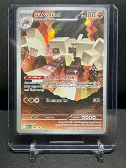 Garganacl 147/132 IR Illustration Rare Holo Pokemon 2025 Mega Evolution NM - Image 1