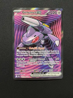Pokemon TCG Genesect ex 161/086 Sv: Black Bolt Ultra Rare Near Mint - Image 1
