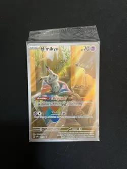 Pokemon Mimikyu Scarlet & Violet SVP 075 Promo Sealed NM - Image 1