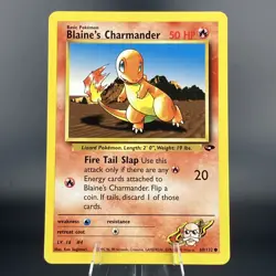 Blaine's Charmander 60/132 Pokemon TCG - Pokemon Gym Challenge (LP) - Image 1