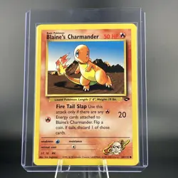 Blaine's Charmander 60/132 Pokemon TCG - Pokemon Gym Challenge (LP) - Image 3