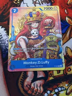 Monkey.D.Luffy (2nd Anniversary Stamped Promo) P-043 - One Piece TCG #2 - Image 1