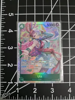 Uta OP13-023 SR Holo One Piece Carrying On His Will NM/M - Image 1