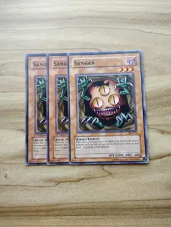 Yu-Gi-Oh! - Sangan 3X - Complete Playset Of Common Cards - Image 1
