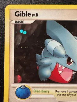 Gible 7/17 POP Series 6 Promo Pokemon Card Cosmos Holo Foil Rare MP - Image 3