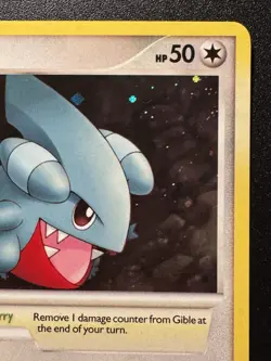 Gible 7/17 POP Series 6 Promo Pokemon Card Cosmos Holo Foil Rare MP - Image 4