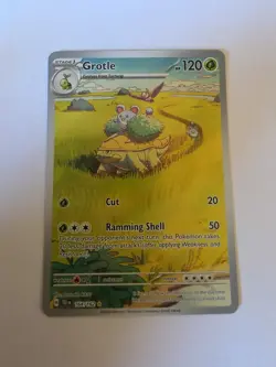 Grotle 164/162 Holo Illustration Rare Temporal Forces Pokemon Card - Image 1