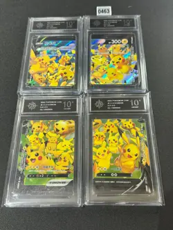 Pikachu V-union Promo 109/S-P - 112/S-P Combination Set - Pokemon Card Grade10 - Image 1