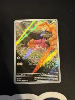 Pokemon Card Pawmi 226/091 Sv: Paldean Fates Illustration Rare - Image 1