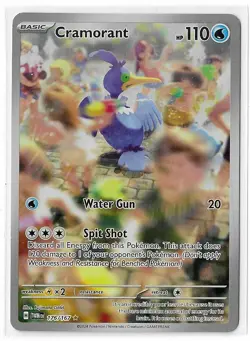 Cramorant 176/167 Twilight Masquerade Illustration Rare Pokemon TCG Card NM - Image 1