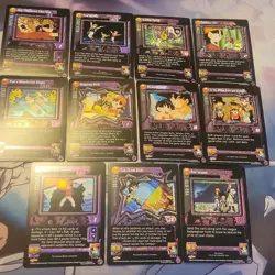 DBZ CCG Score Pan (GT) Season Complete Promo Set of 11 Cards! - Image 1