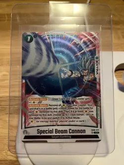 Speacial Beam Cannon FB09-072 SR (Dual Evolution) Dragon Ball Fusion World Card - Image 1