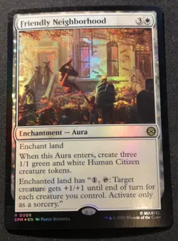 Friendly Neighborhood - Foil - Promo - SPM - MTG - EN - NM - 0008 - Image 1