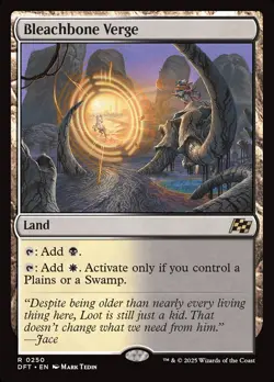MTG Aetherdrift *FOIL* R Bleachbone Verge #0250 - Image 1