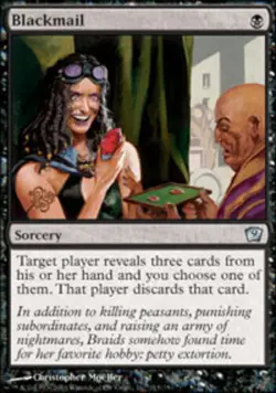 4x Blackmail Light Play, English 9th Edition MTG Magic - Image 1