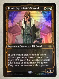 MTG / Jinnie Fay, Jetmir's Second / SNC / #378 / GILDED FOIL / Rare / NM - Image 1